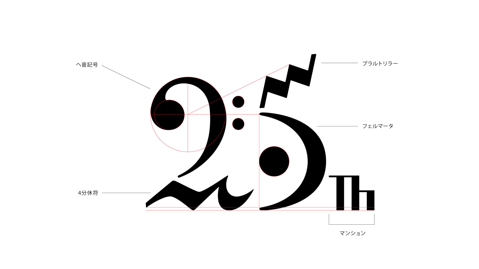 ミュージション　25周年ロゴ